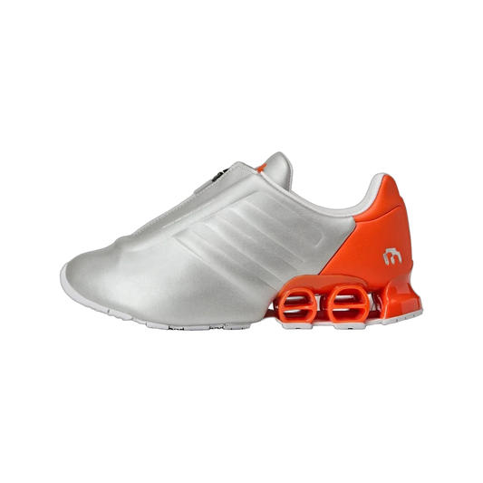 Overkicks - Adidas Megaride S2 Miaou Silver Metallic Semi Impact Orange (KJ9468) - vista lateral