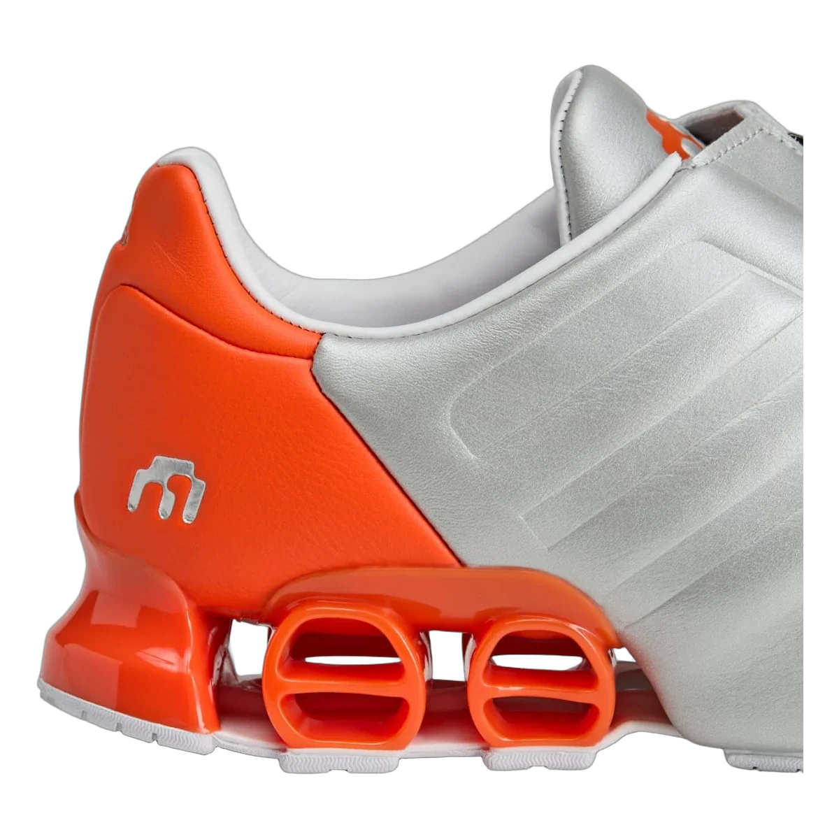 Overkicks - Adidas Megaride S2 Miaou Silver Metallic Semi Impact Orange (KJ9468) - detalle lateral interior