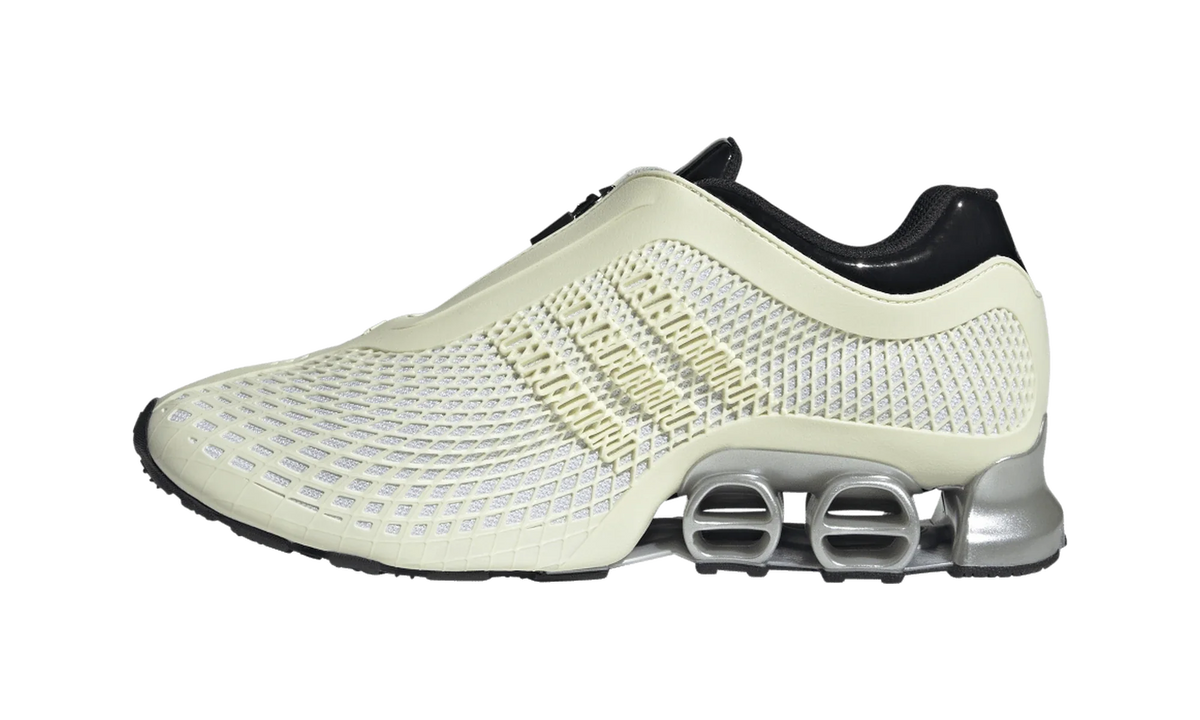 Overkicks - Adidas Megaride S2 Off White Black (JR0902) - detalle talon