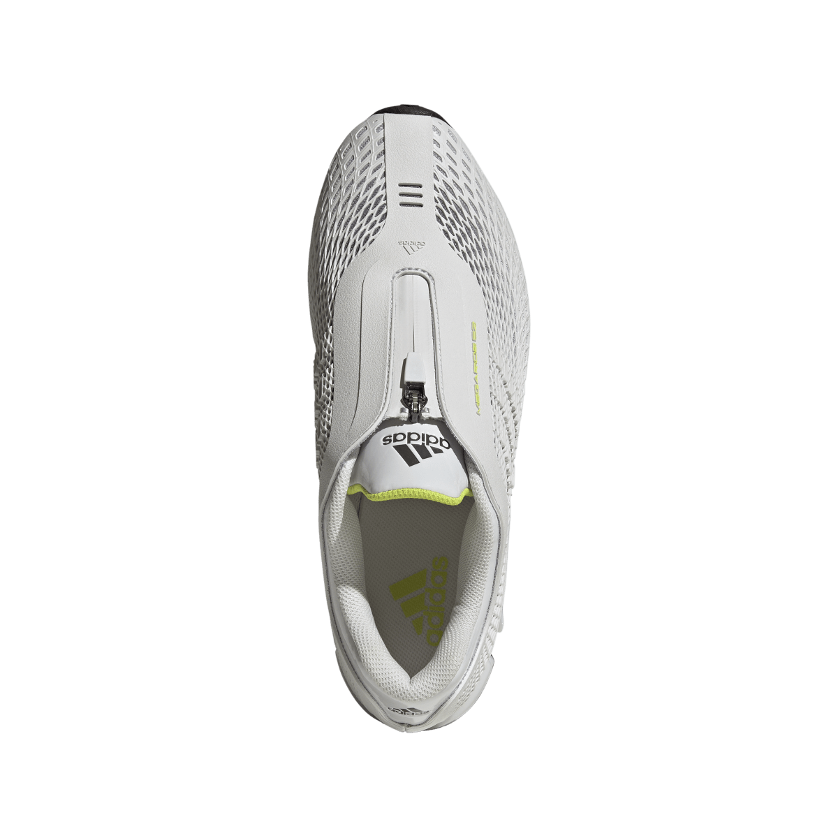 Overkicks - Adidas Megaride S2 White Semi Solar Yellow (JR7537) - par completo