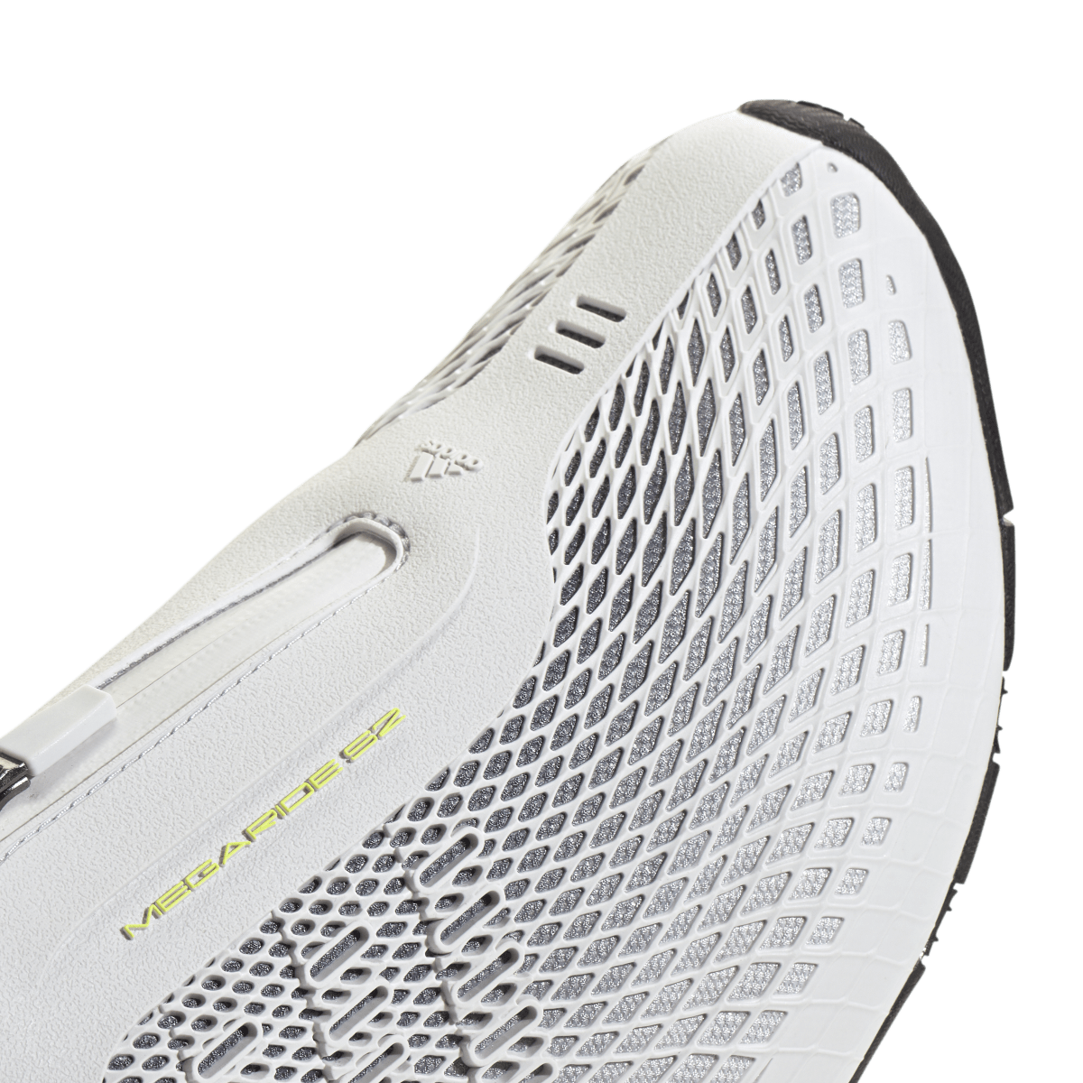 Overkicks - Adidas Megaride S2 White Semi Solar Yellow (JR7537) - detalle lateral interior