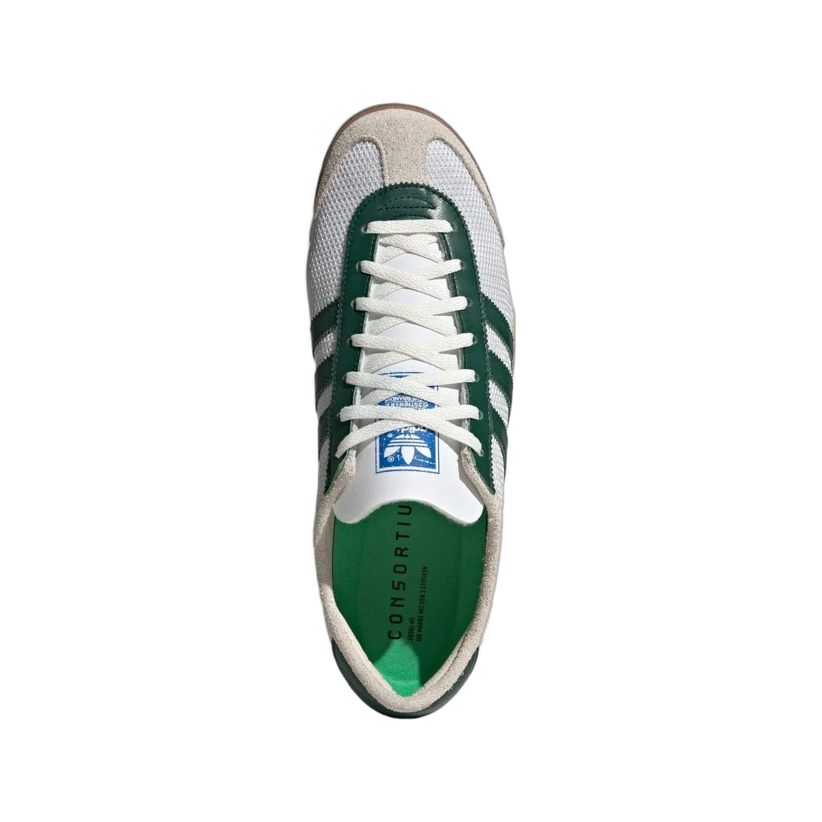 Overkicks - Adidas Melbourne Up There White Dark Green (KJ4237) - vista trasera