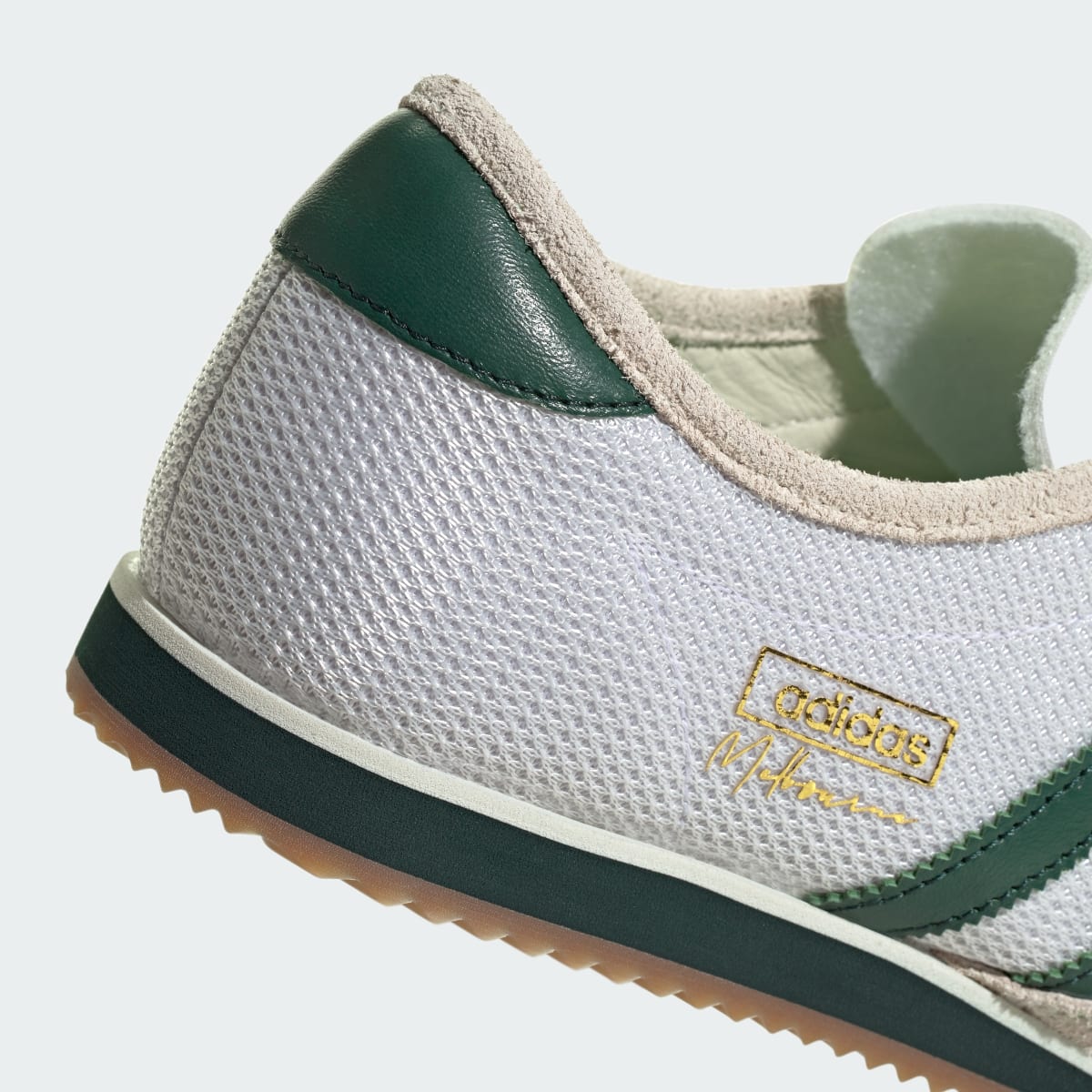 Overkicks - Adidas Melbourne Up There White Dark Green (KJ4237) - detalle