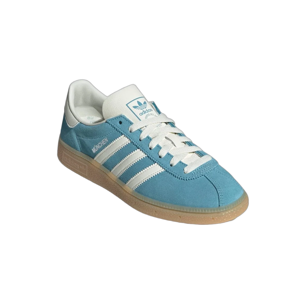 Overkicks - Adidas Muenchen Preloved Blue Off White Silver Metallic (Womens) (JS3991) - detalle suela
