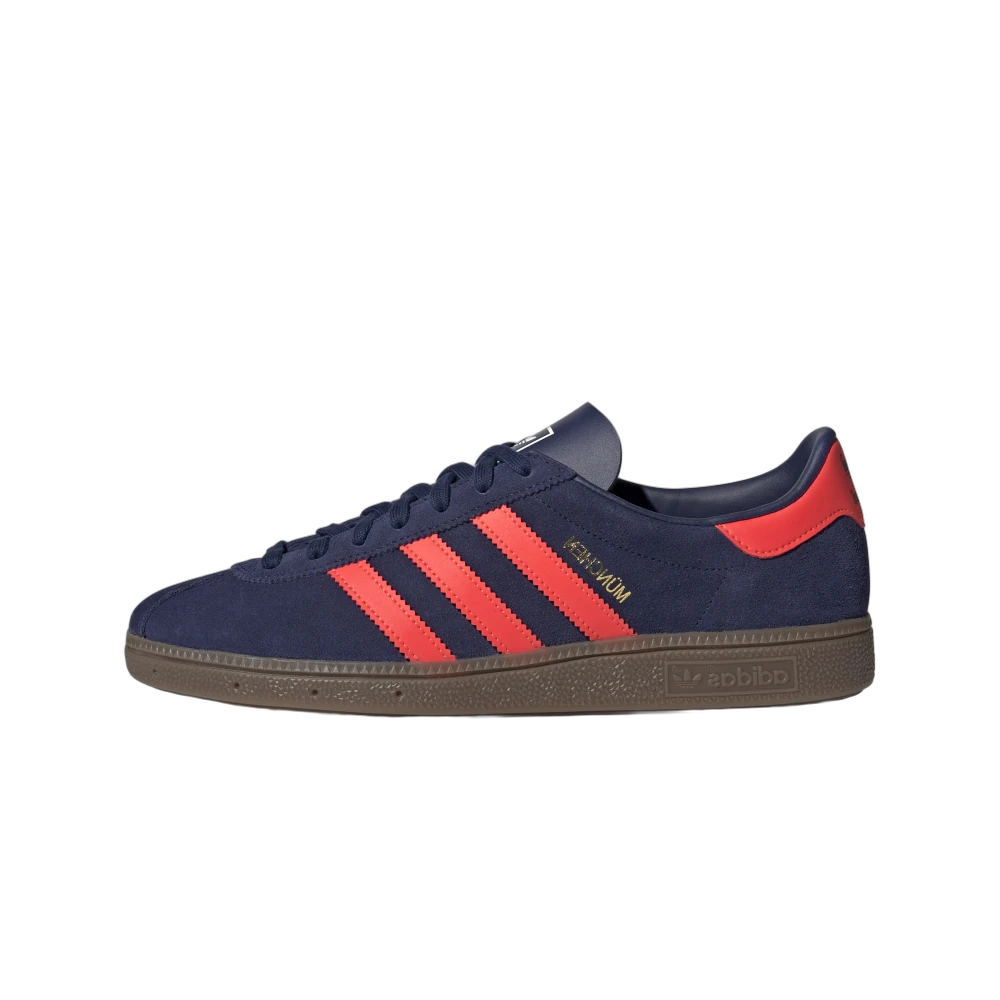 Overkicks - Adidas Munchen Dark Blue Solar Red (GY7400) - vista lateral