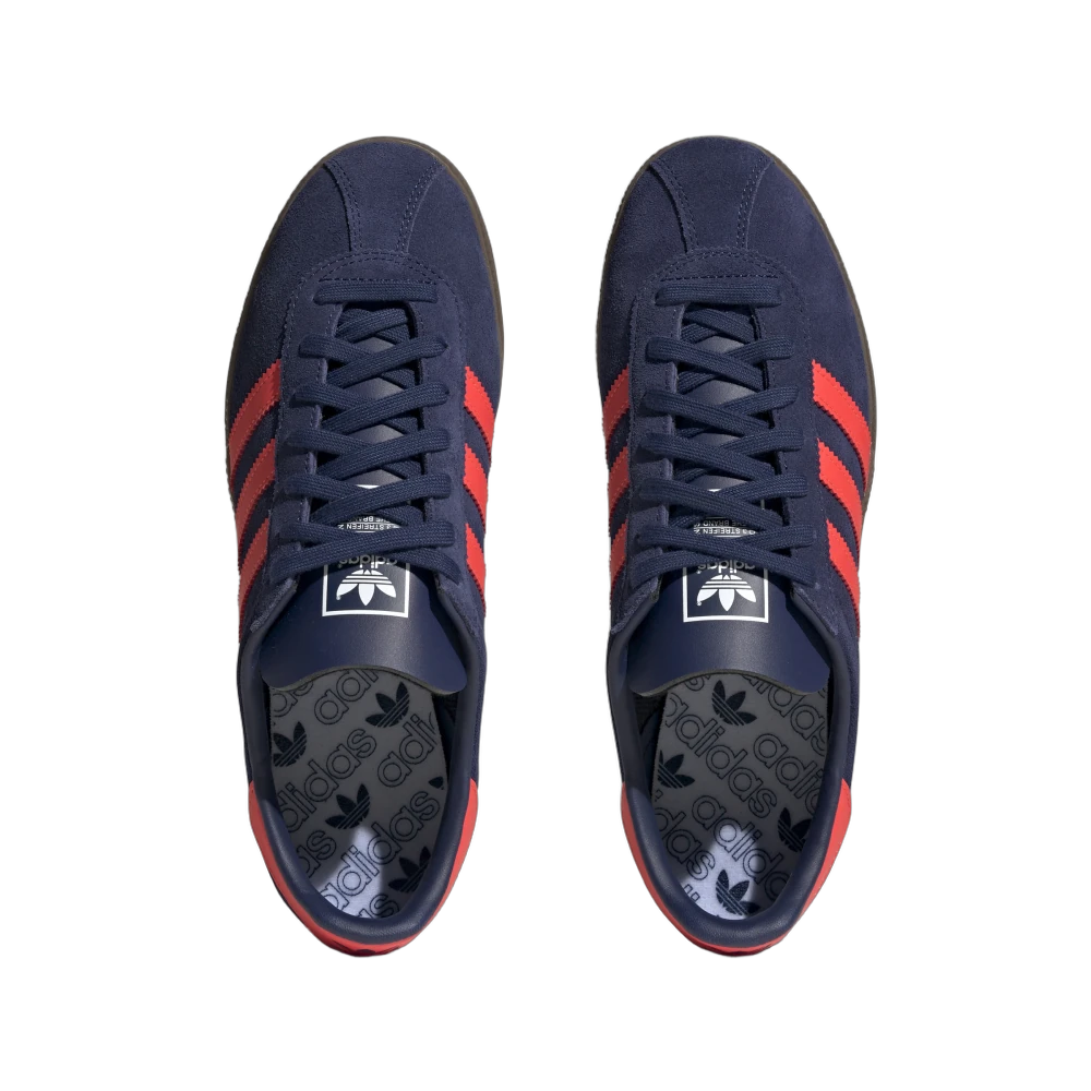 Overkicks - Adidas Munchen Dark Blue Solar Red (GY7400) - par completo