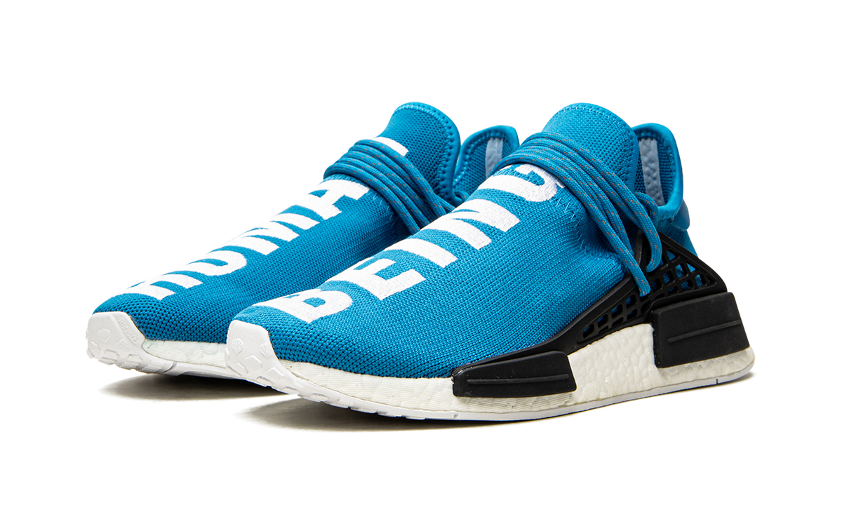 Overkicks - Adidas NMD HU Pharrell Human Being Sharp Blue (BB0618) - vista trasera
