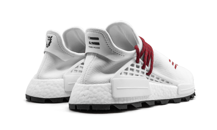 Overkicks - Adidas NMD HU Pharrell Human Made White Red (EF7223) - par completo