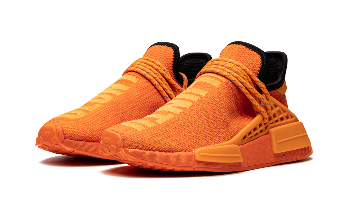 Overkicks - Adidas NMD HU Pharrell Orange (GY0095) - vista trasera