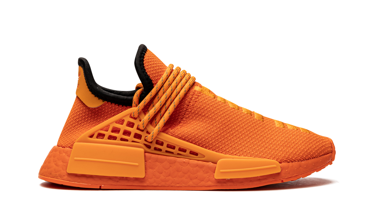 Overkicks - Adidas NMD HU Pharrell Orange (GY0095) - detalle talon