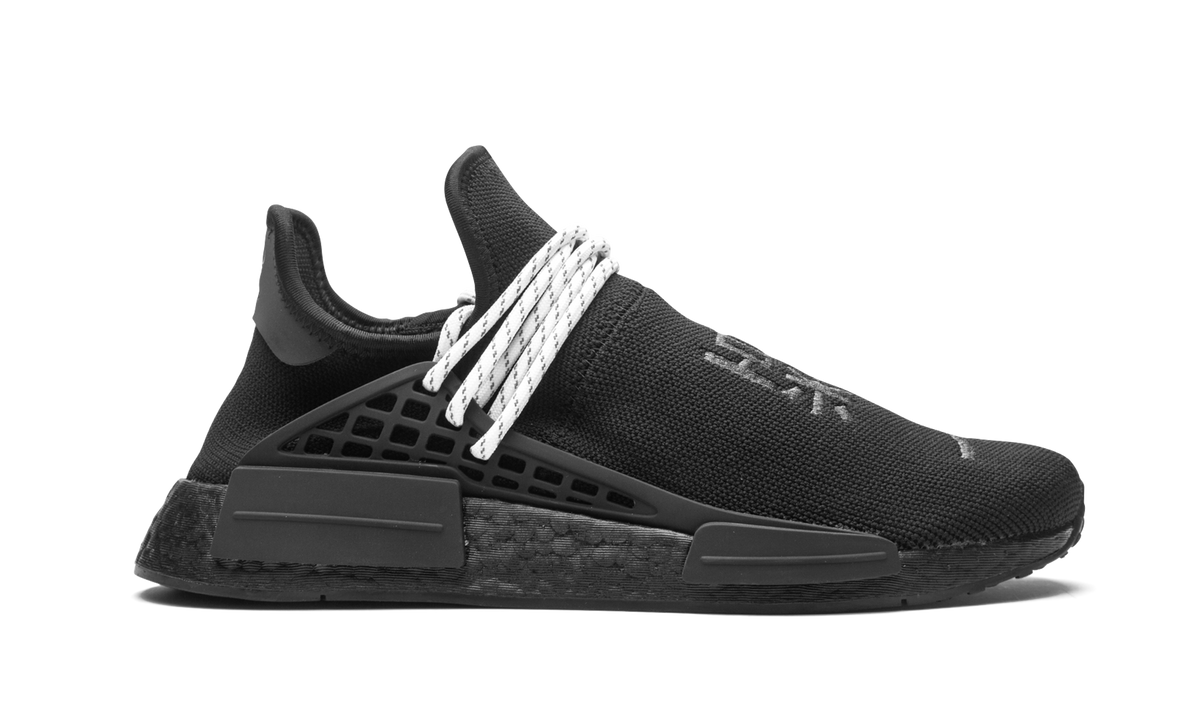 Overkicks - Adidas NMD Hu Pharrell Black (GY0093) - detalle talon