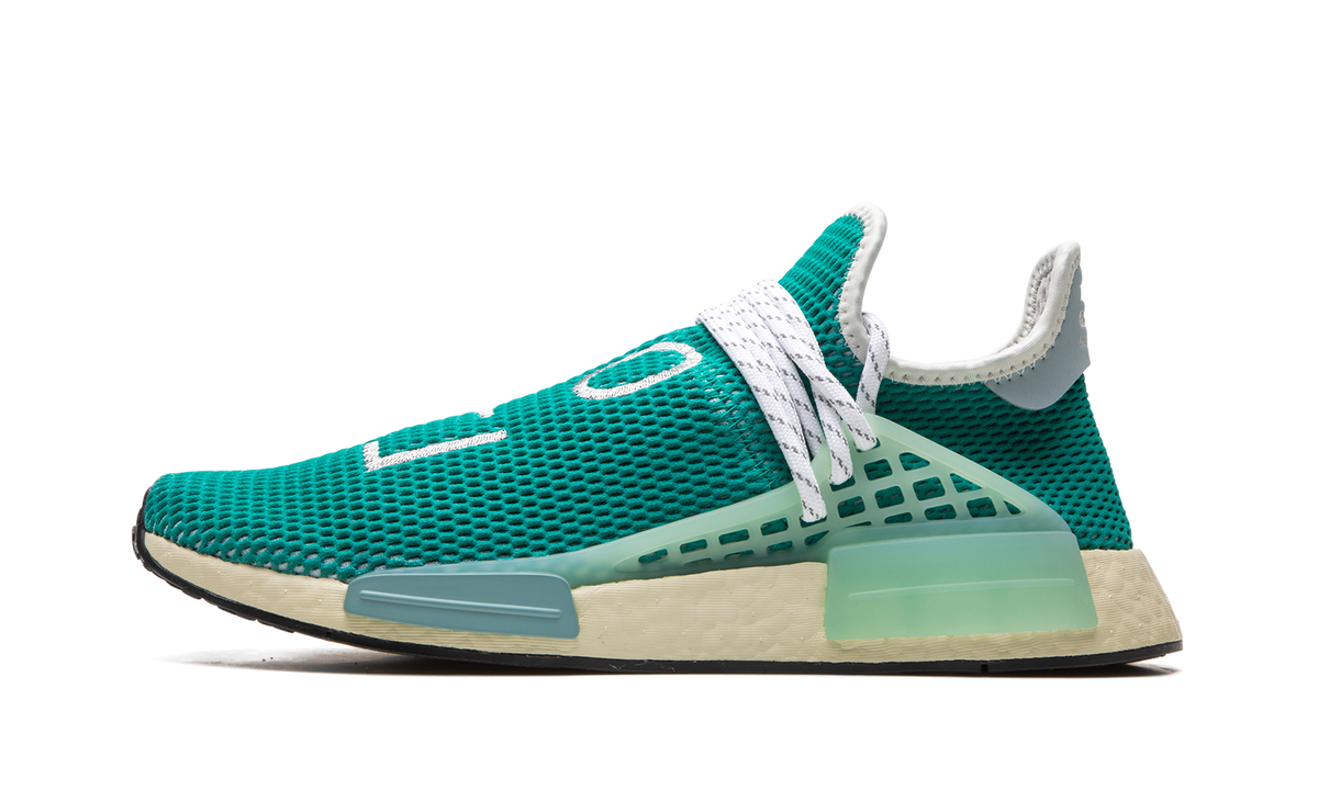 Overkicks - Adidas NMD Hu Pharrell Dash Green (Q46466) - vista lateral
