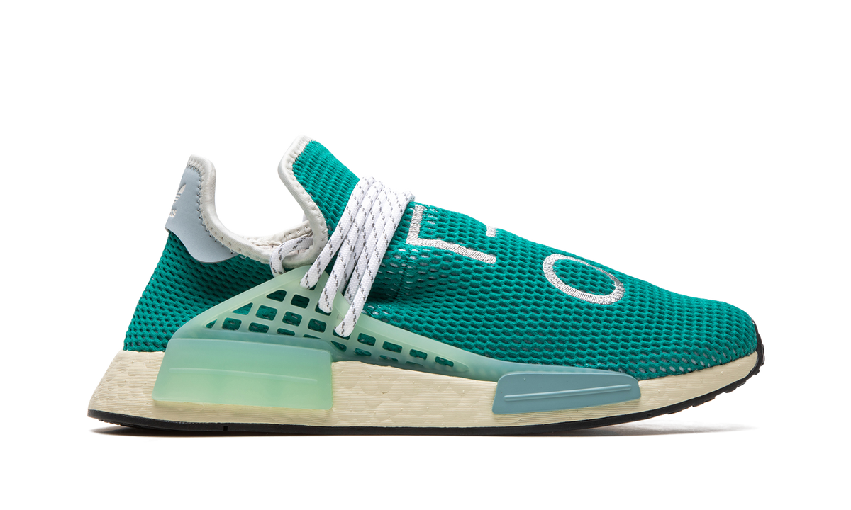 Overkicks - Adidas NMD Hu Pharrell Dash Green (Q46466) - detalle talon