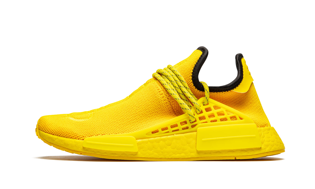 Overkicks - Adidas NMD Hu Pharrell Extra Eye Yellow (GY0091) - vista lateral