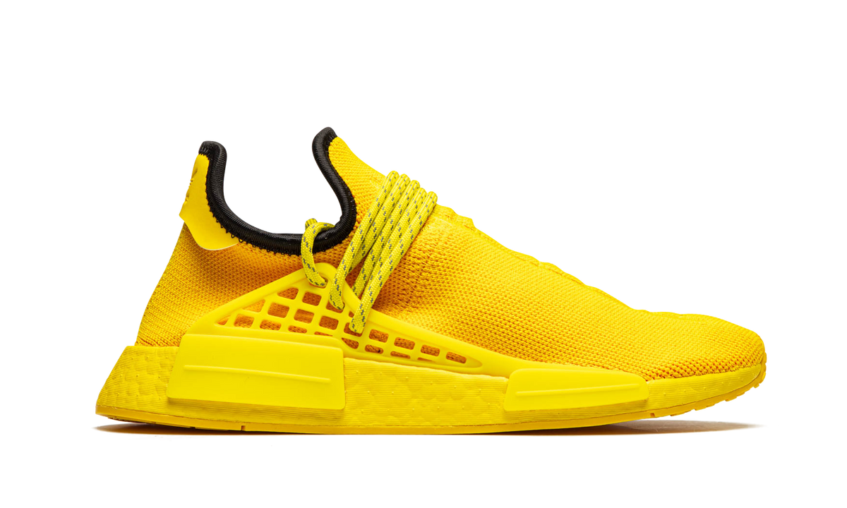 Overkicks - Adidas NMD Hu Pharrell Extra Eye Yellow (GY0091) - detalle talon