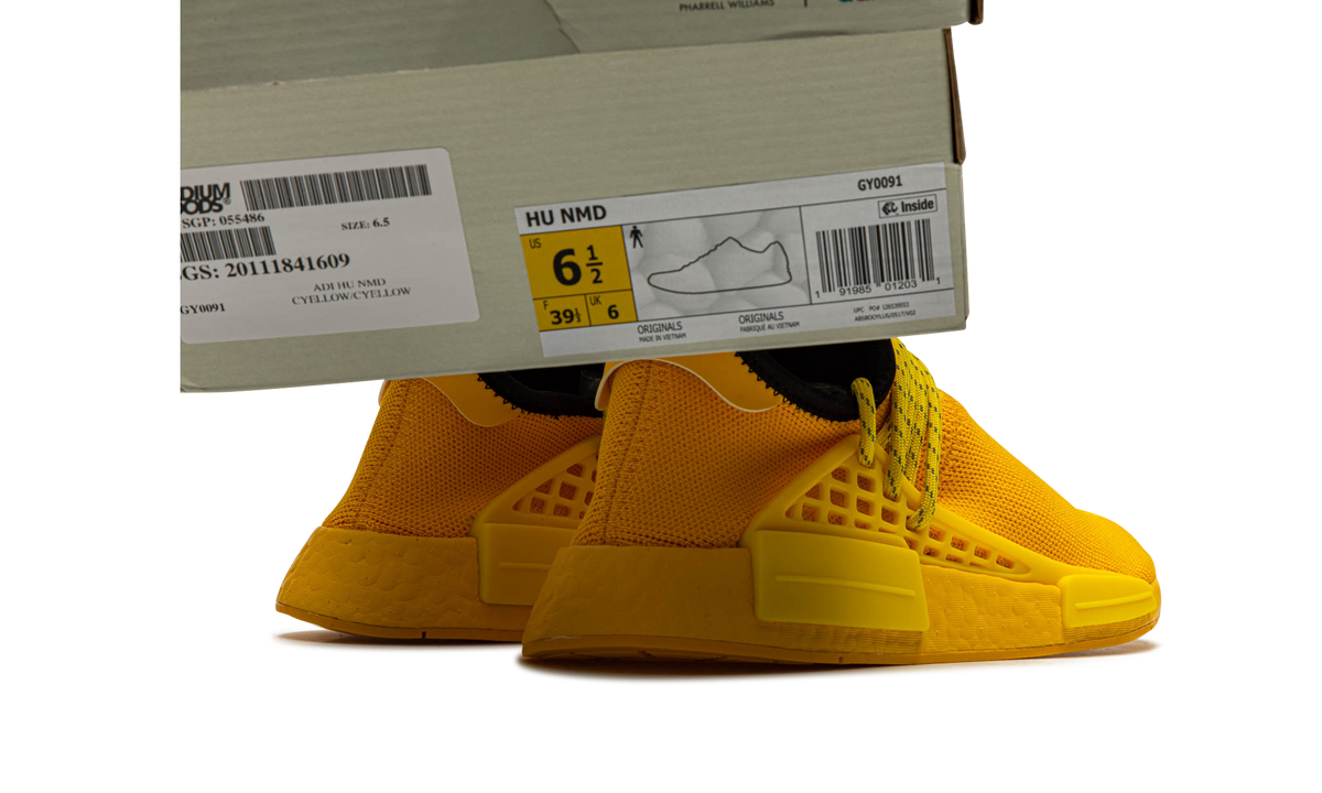 Overkicks - Adidas NMD Hu Pharrell Extra Eye Yellow (GY0091) - detalle