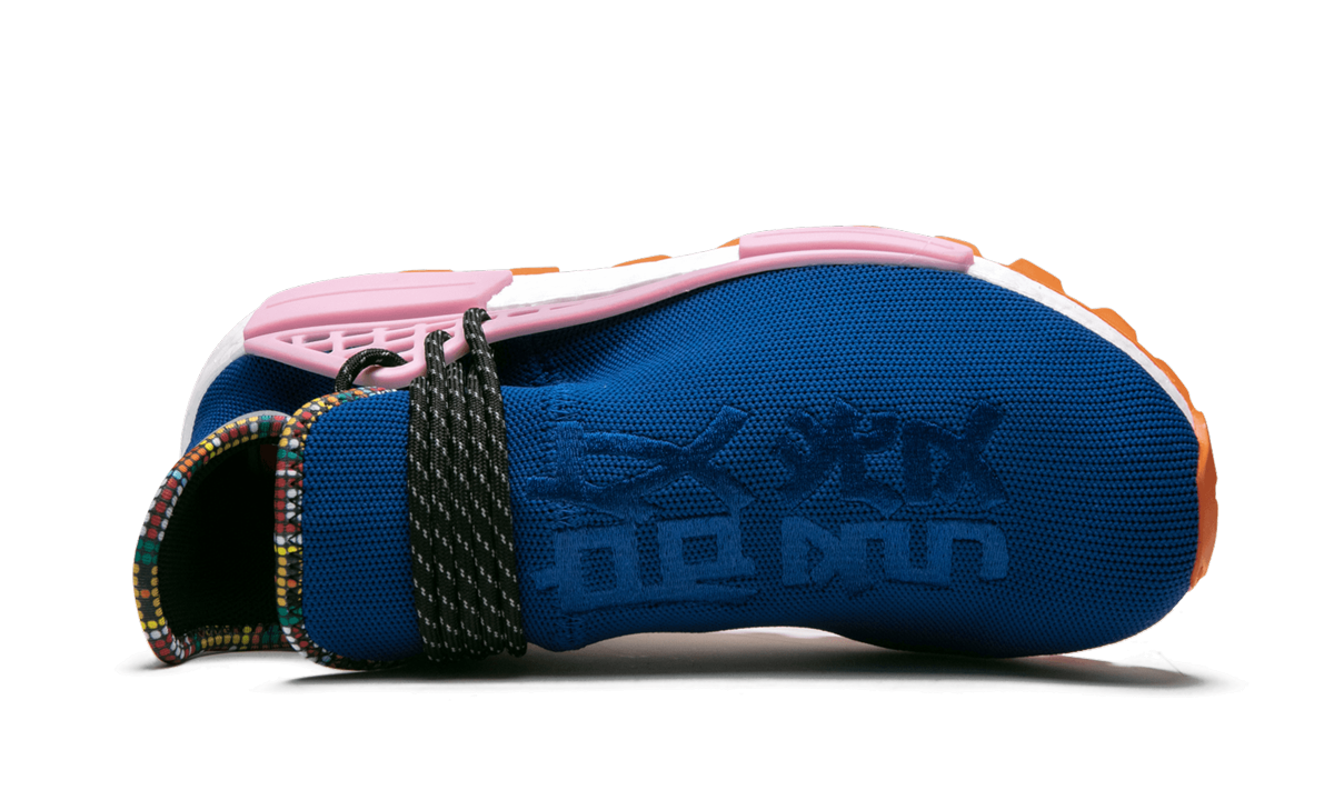 Overkicks - Adidas NMD Hu Pharrell Inspiration Pack Powder Blue (EE7579) - detalle talon