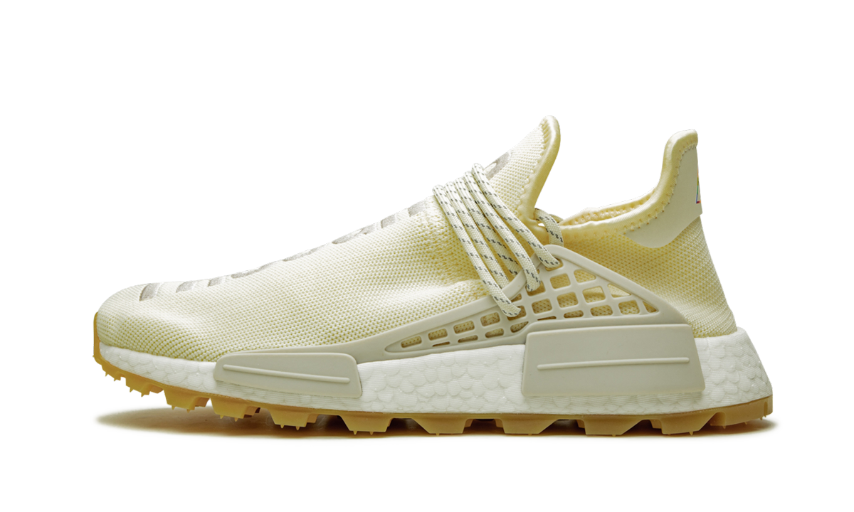 Overkicks - Adidas NMD Hu Trail Pharrell Now Is Her Time Cream White (EG7737) - vista trasera