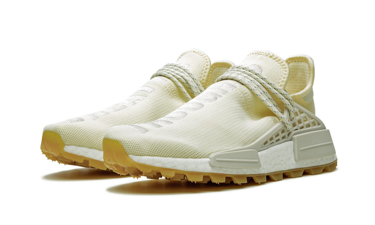 Overkicks - Adidas NMD Hu Trail Pharrell Now Is Her Time Cream White (EG7737) - par completo