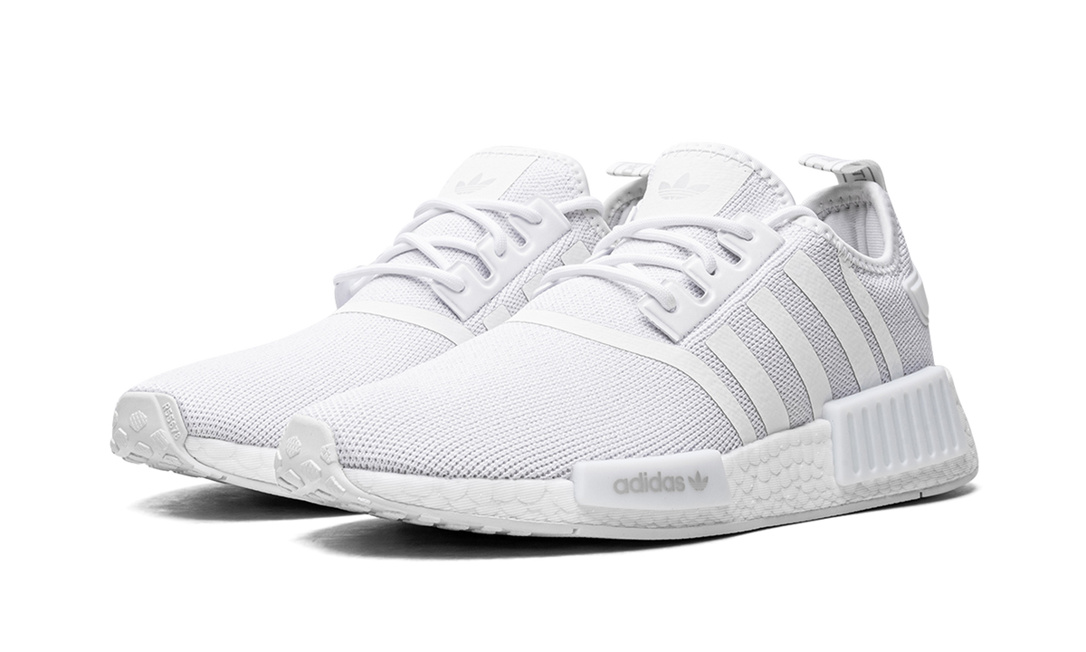 Overkicks - Adidas NMD R1 Refined Cloud White Grey One (GS) (H02334) - imagen 2