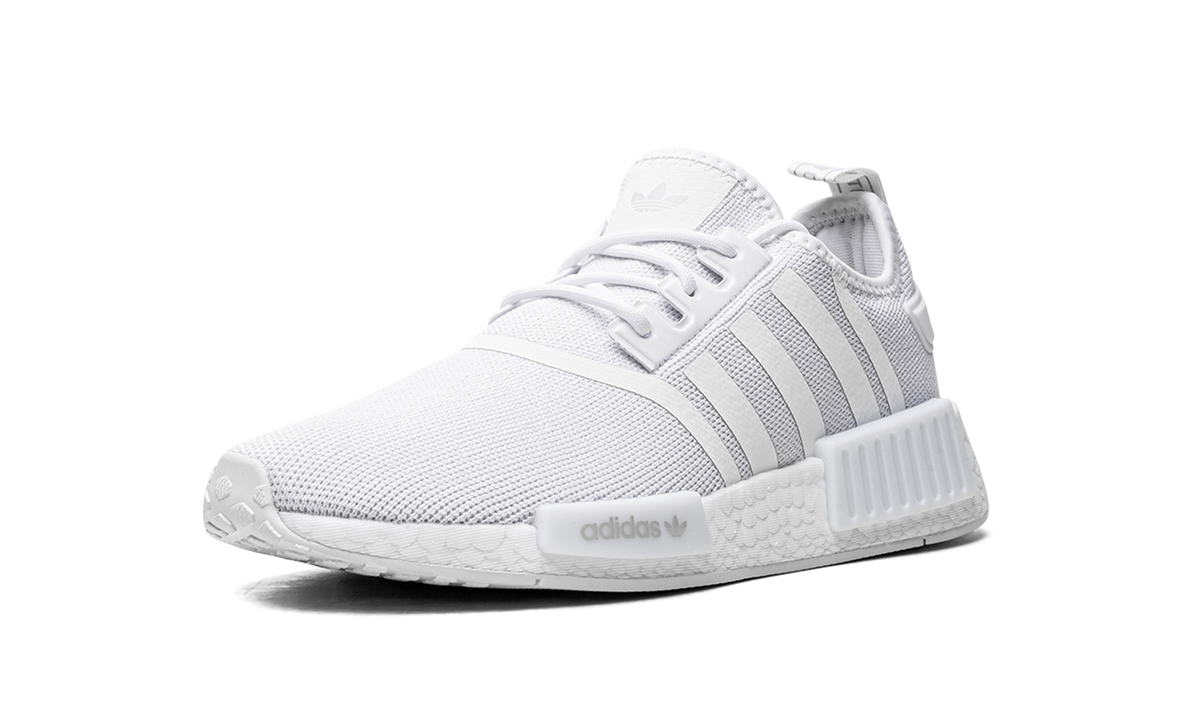 Overkicks - Adidas NMD R1 Refined Cloud White Grey One (GS) (H02334) - imagen 4