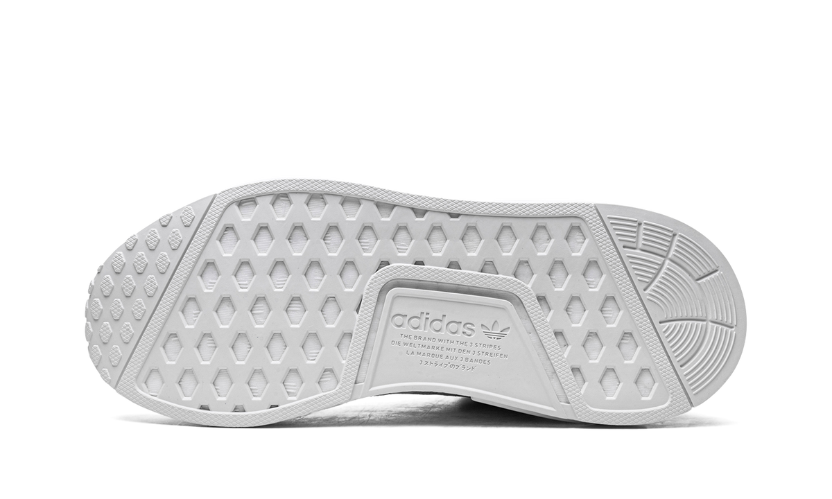 Overkicks - Adidas NMD R1 Refined Cloud White Grey One (GS) (H02334) - imagen 5