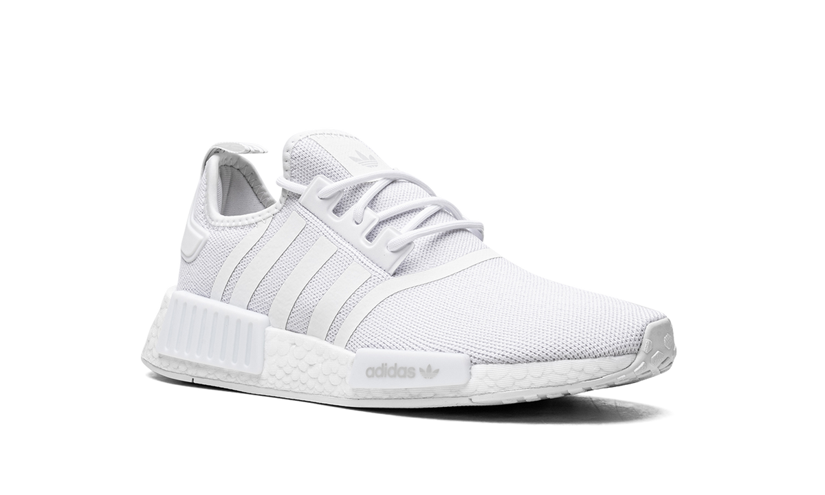 Overkicks - Adidas NMD R1 Refined Cloud White Grey One (GS) (H02334) - imagen 7