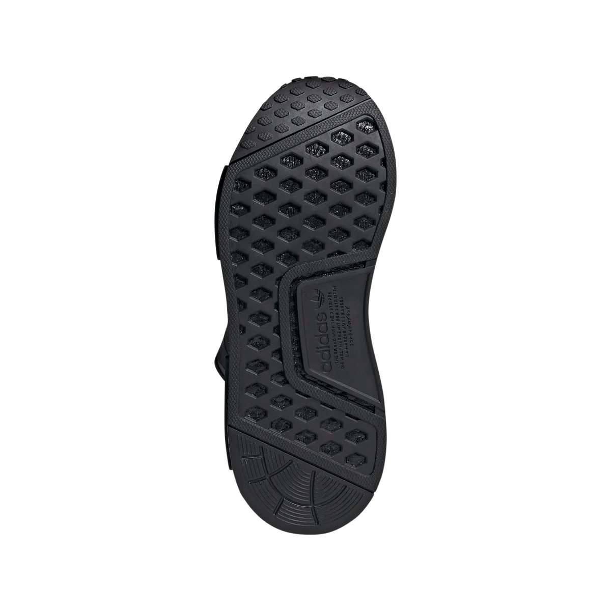 Overkicks - Adidas NMD R1 Triple Black (H03994) - detalle suela