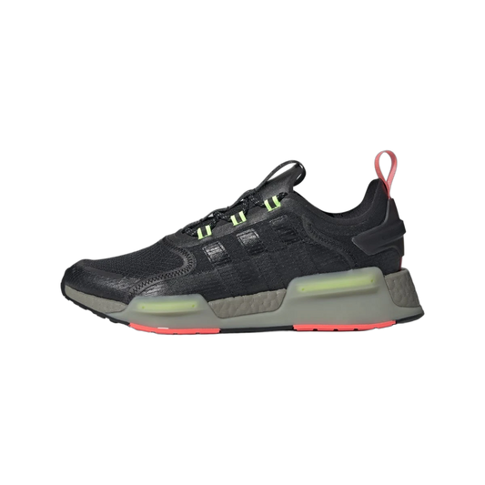 Overkicks - Adidas NMD V3 Black Signal Green Solar Red (GW3064) - vista lateral