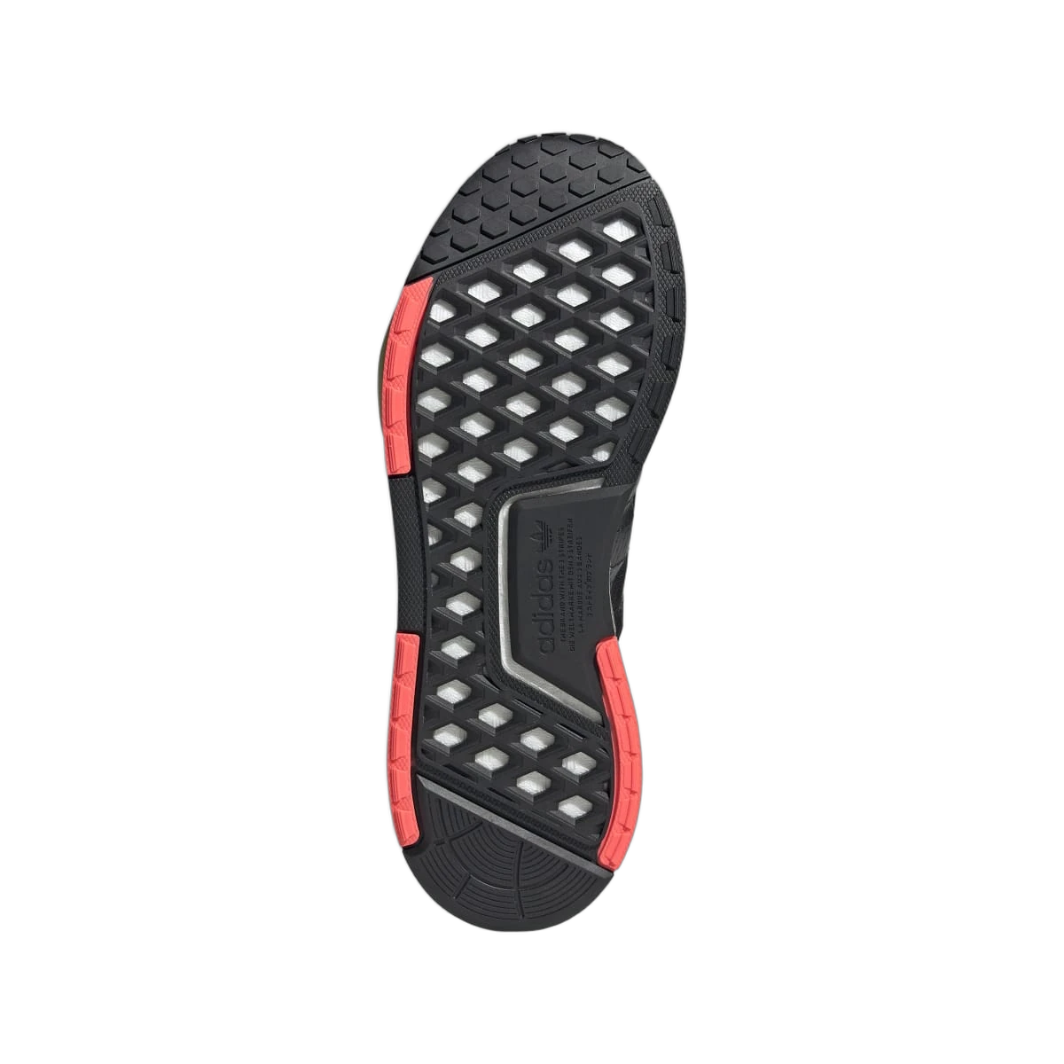 Overkicks - Adidas NMD V3 Black Signal Green Solar Red (GW3064) - par completo