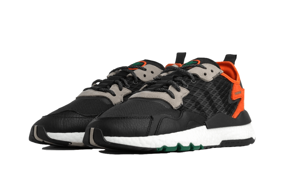 Overkicks - Adidas Nite Jogger Cordura Black Orange (EE5549) - vista trasera