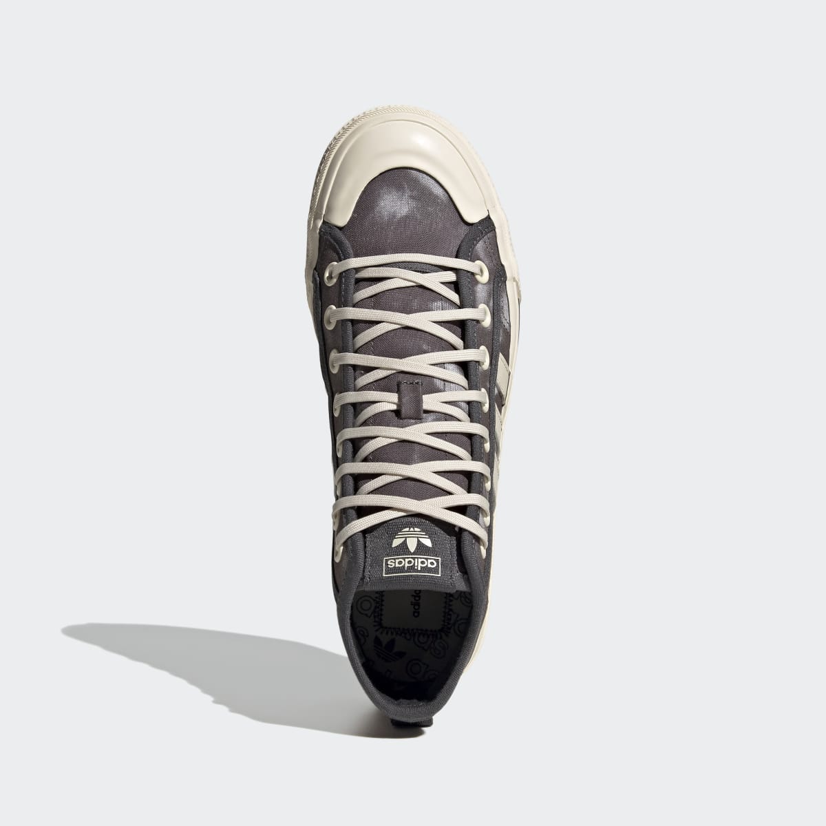 Overkicks - Adidas Nizza Hi RF Parley Grey (GX4586) - vista trasera