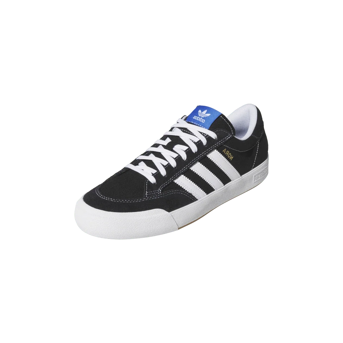 Overkicks - Adidas Nora Black White (HQ7537) - vista trasera