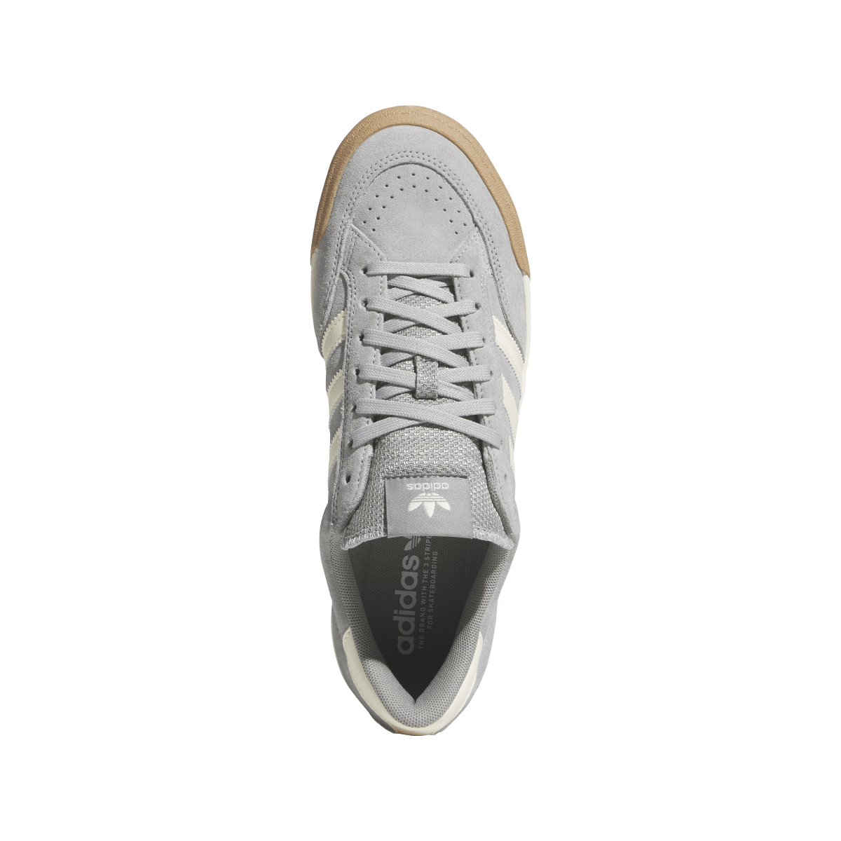 Overkicks - Adidas Nora Grey Cream White Gum (KJ7971) - par completo