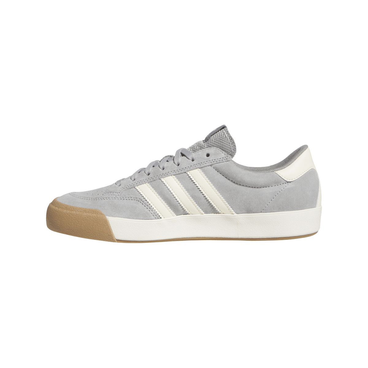 Overkicks - Adidas Nora Grey Cream White Gum (KJ7971) - detalle talon
