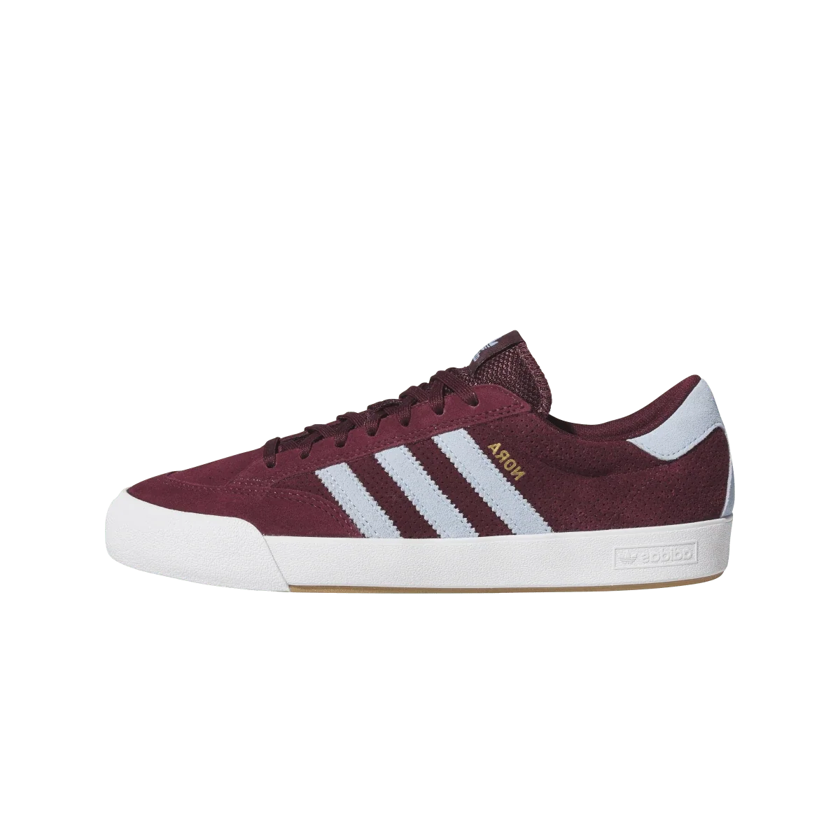 Overkicks - Adidas Nora Maroon Clear Sky (HQ4698) - vista lateral