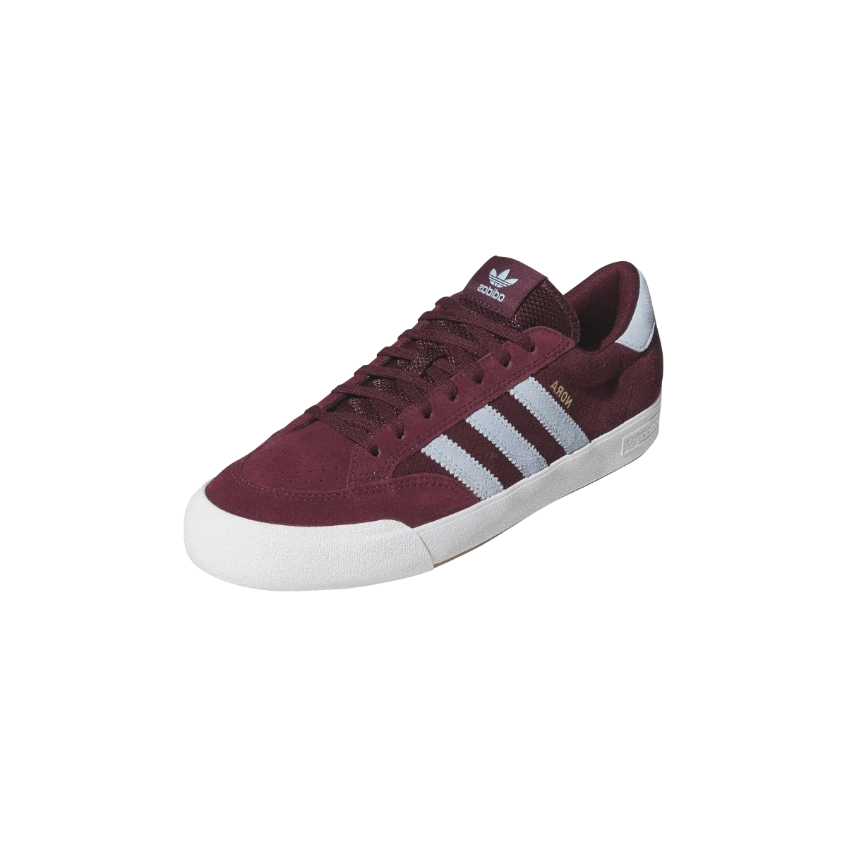 Overkicks - Adidas Nora Maroon Clear Sky (HQ4698) - vista trasera