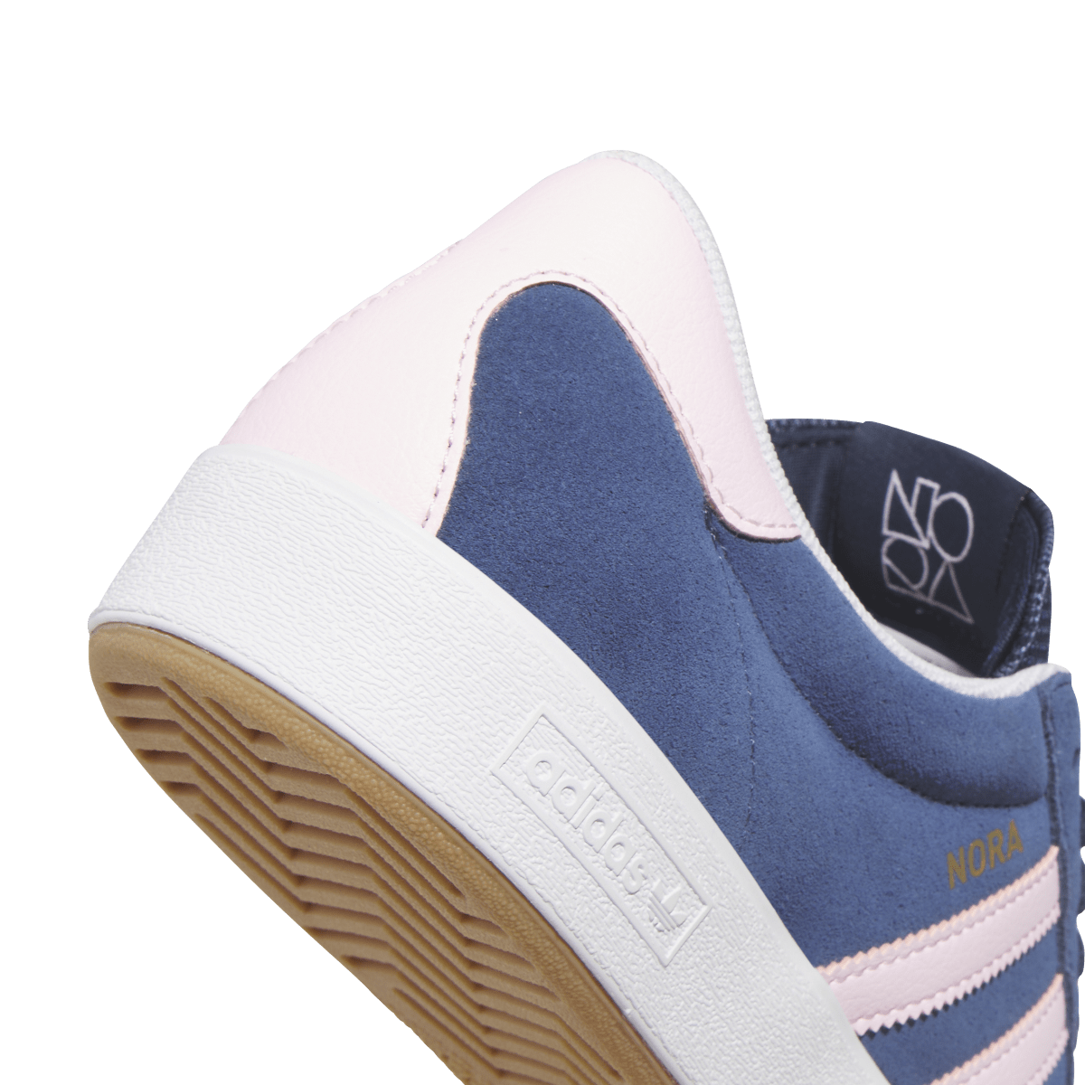 Overkicks - Adidas Nora Night Indigo Clear Pink (KJ7970) - detalle lateral interior