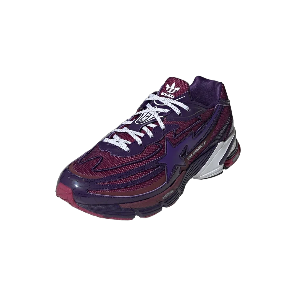 Overkicks - Adidas Orketro Bape Dark Purple (JH6362) - vista trasera