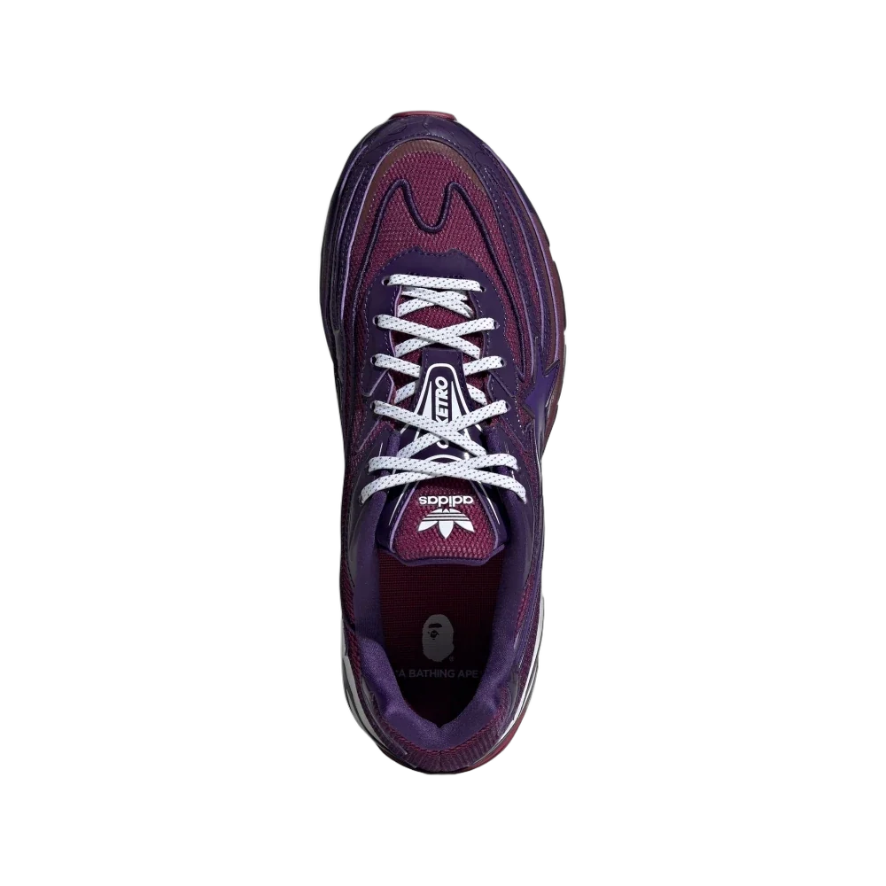 Overkicks - Adidas Orketro Bape Dark Purple (JH6362) - par completo