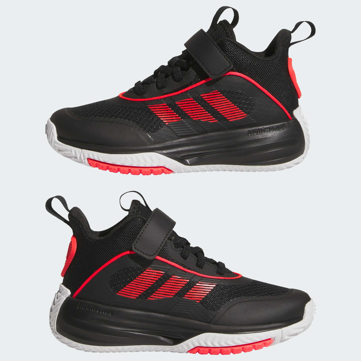 Overkicks - Adidas Ownthegame 3.0 Black Lucid Red (GS) (JQ7939) - imagen 7