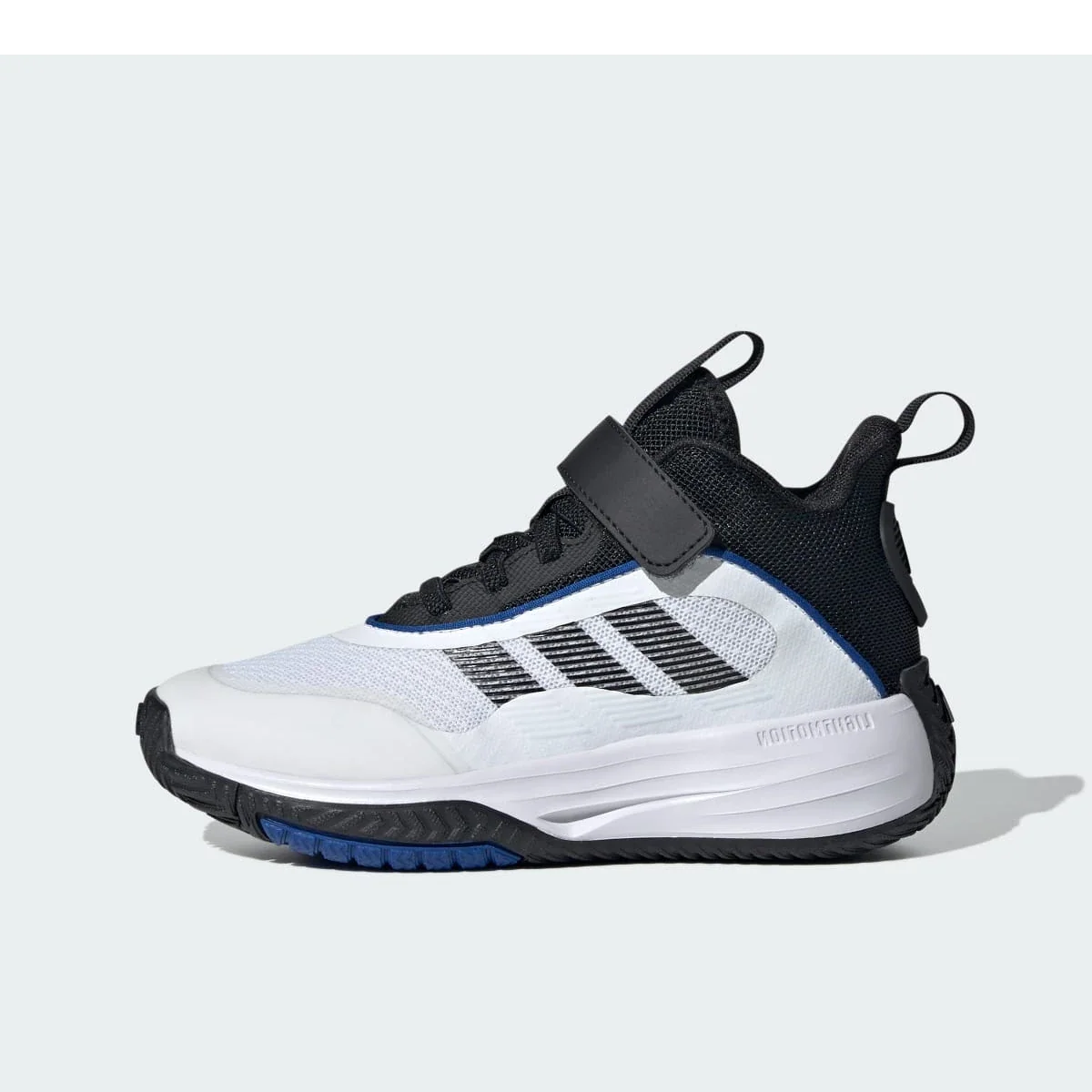 Overkicks - Adidas Ownthegame 3.0 Cloud White Core Black (GS) (IF4592) - vista lateral
