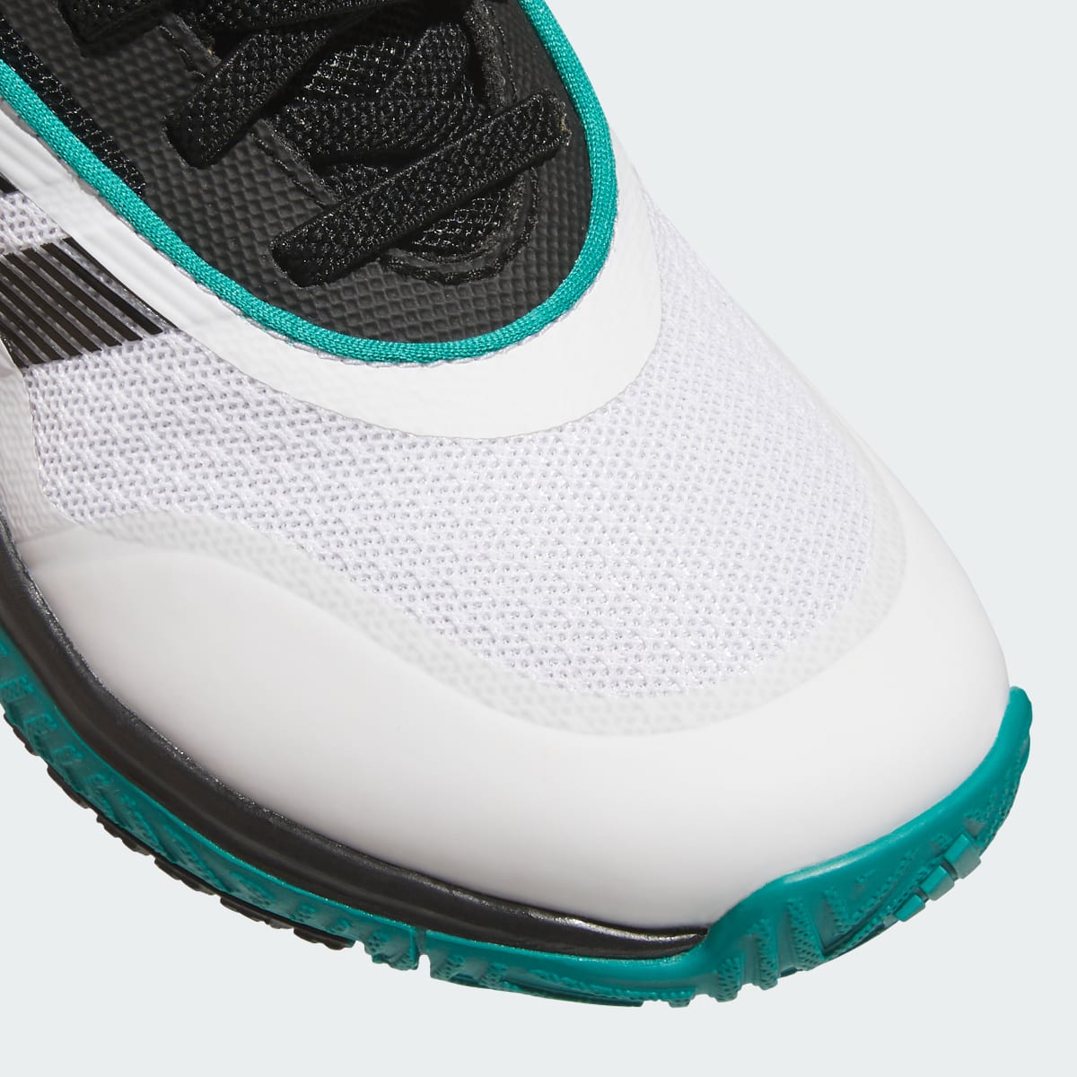 Overkicks - Adidas Ownthegame 3.0 Cloud White Core Black Pure Teal (GS) (JQ7940) - imagen 9