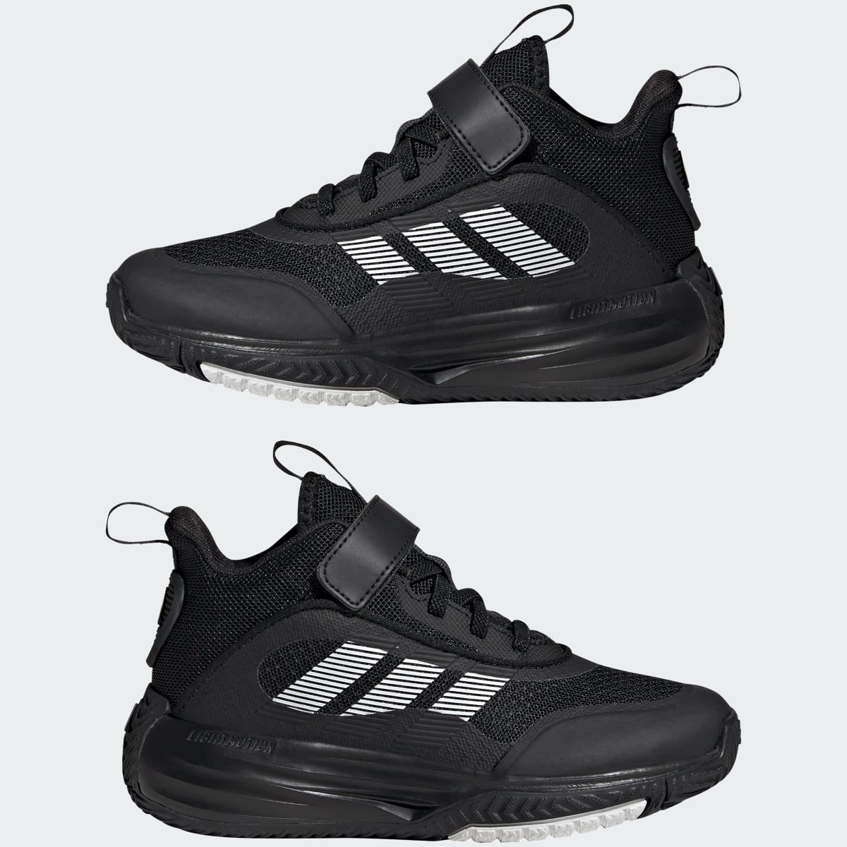 Overkicks - Adidas Ownthegame 3.0 Core Black Cloud White (GS) (IF4593) - imagen 7