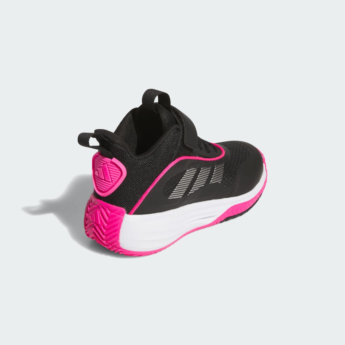 Overkicks - Adidas Ownthegame 3.0 Core Black Iron Metallic Shock Pink (GS) (JQ7941) - imagen 5