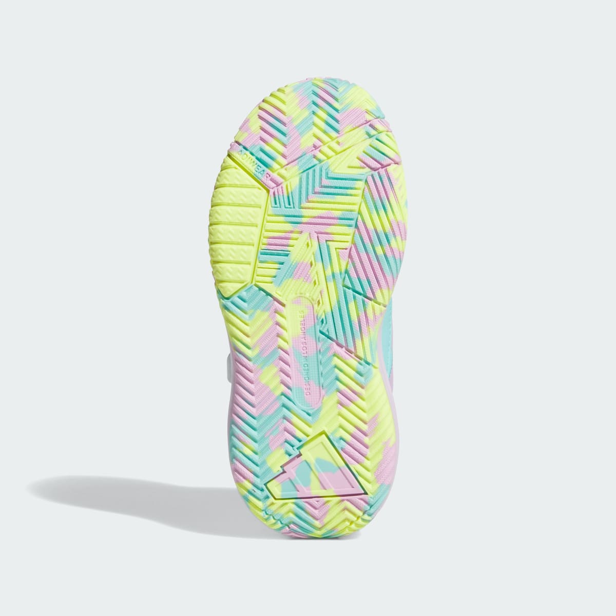 Overkicks - Adidas Ownthegame 3.0 Flash Aqua Bliss Lilac White (GS) (JS2179) - imagen 4