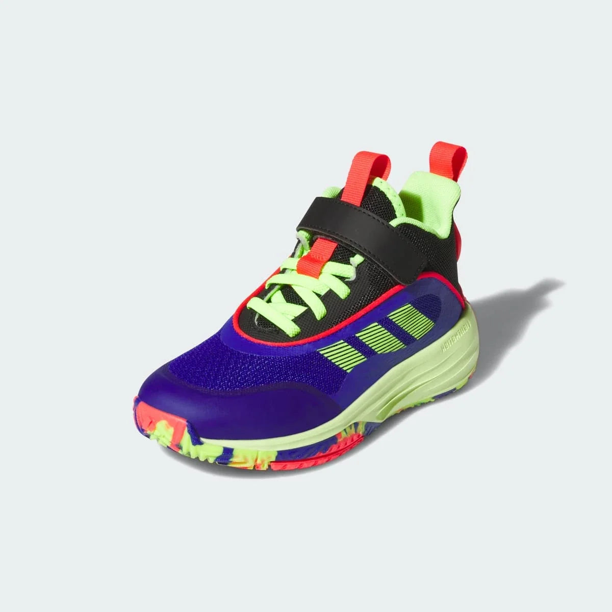 Overkicks - Adidas Ownthegame 3.0 Lucid Blue Lemon Black (GS) (JS2177) - imagen 2