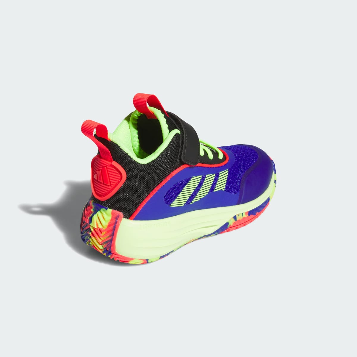 Overkicks - Adidas Ownthegame 3.0 Lucid Blue Lemon Black (GS) (JS2177) - imagen 5