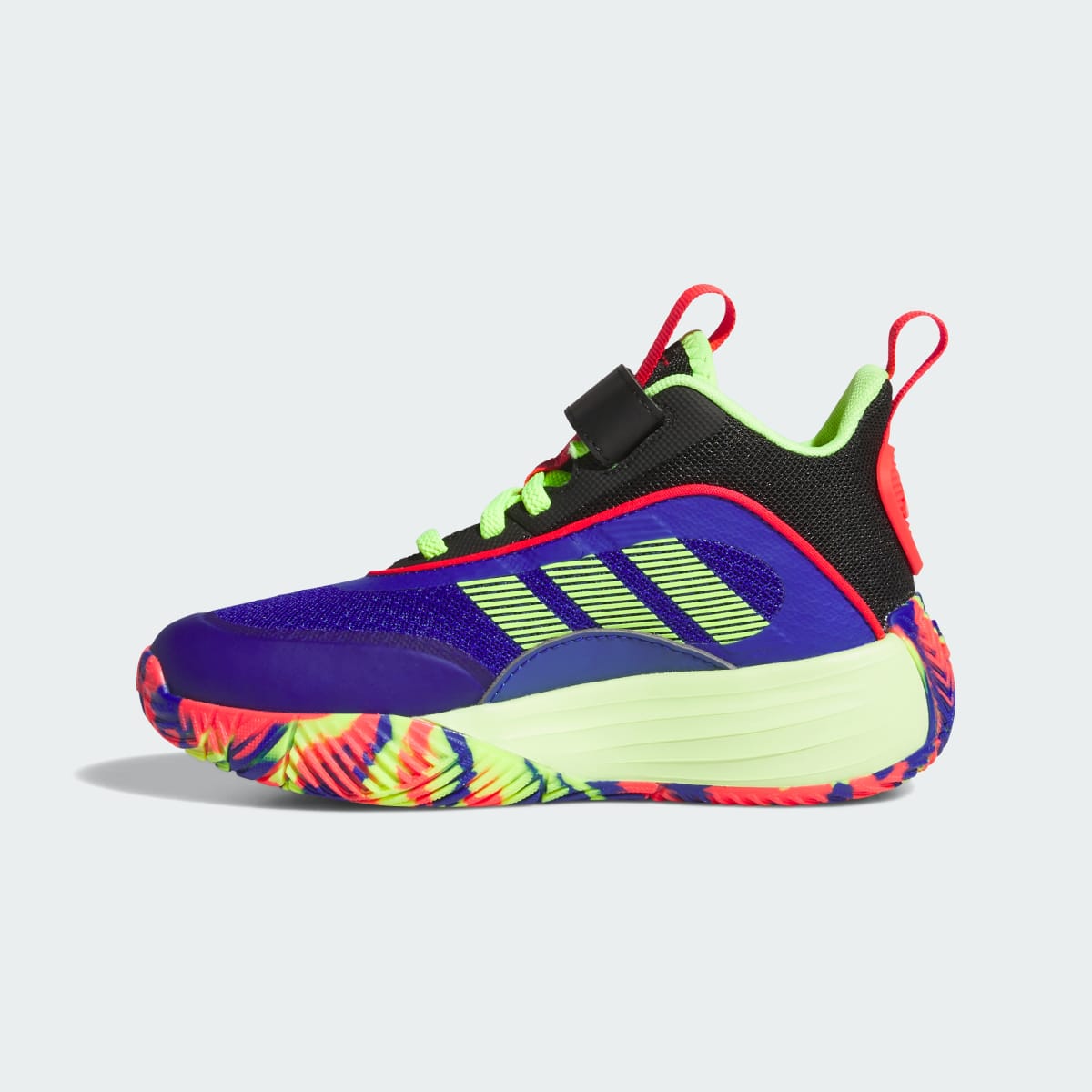 Overkicks - Adidas Ownthegame 3.0 Lucid Blue Lemon Black (GS) (JS2177) - imagen 6