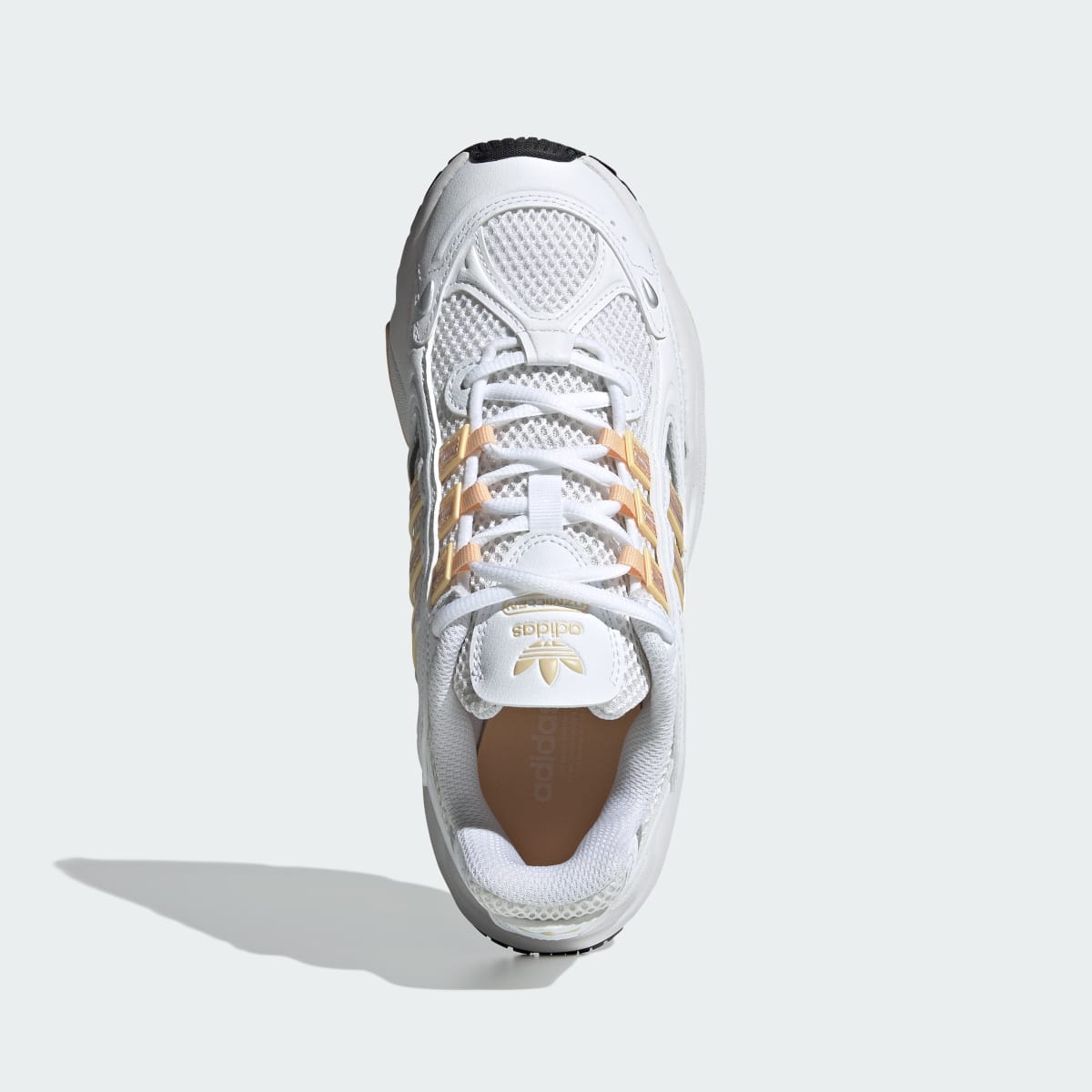 Overkicks - Adidas Ozmillen Cloud White Glow Orange Crystal Sand (Womens) (ID0572) - par completo